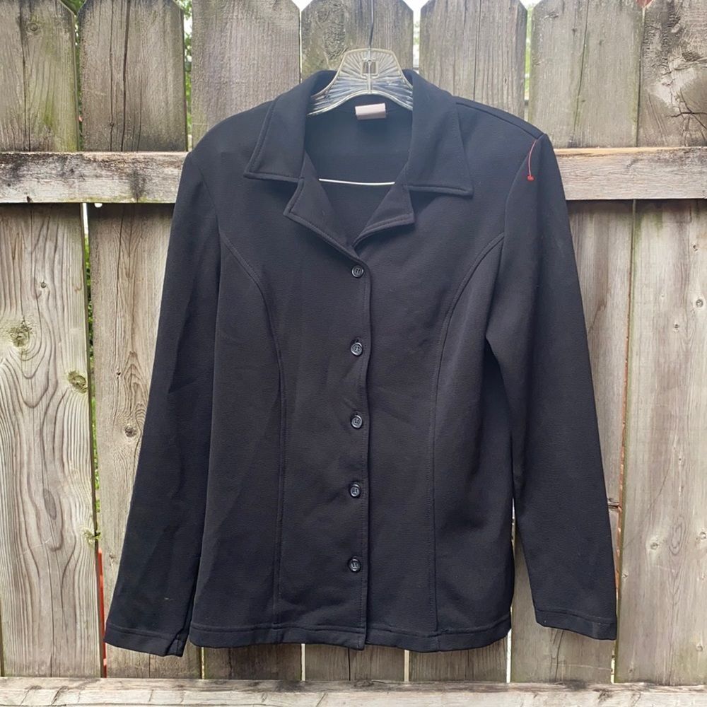 Vintage Studio black button Down shirt sz. S
